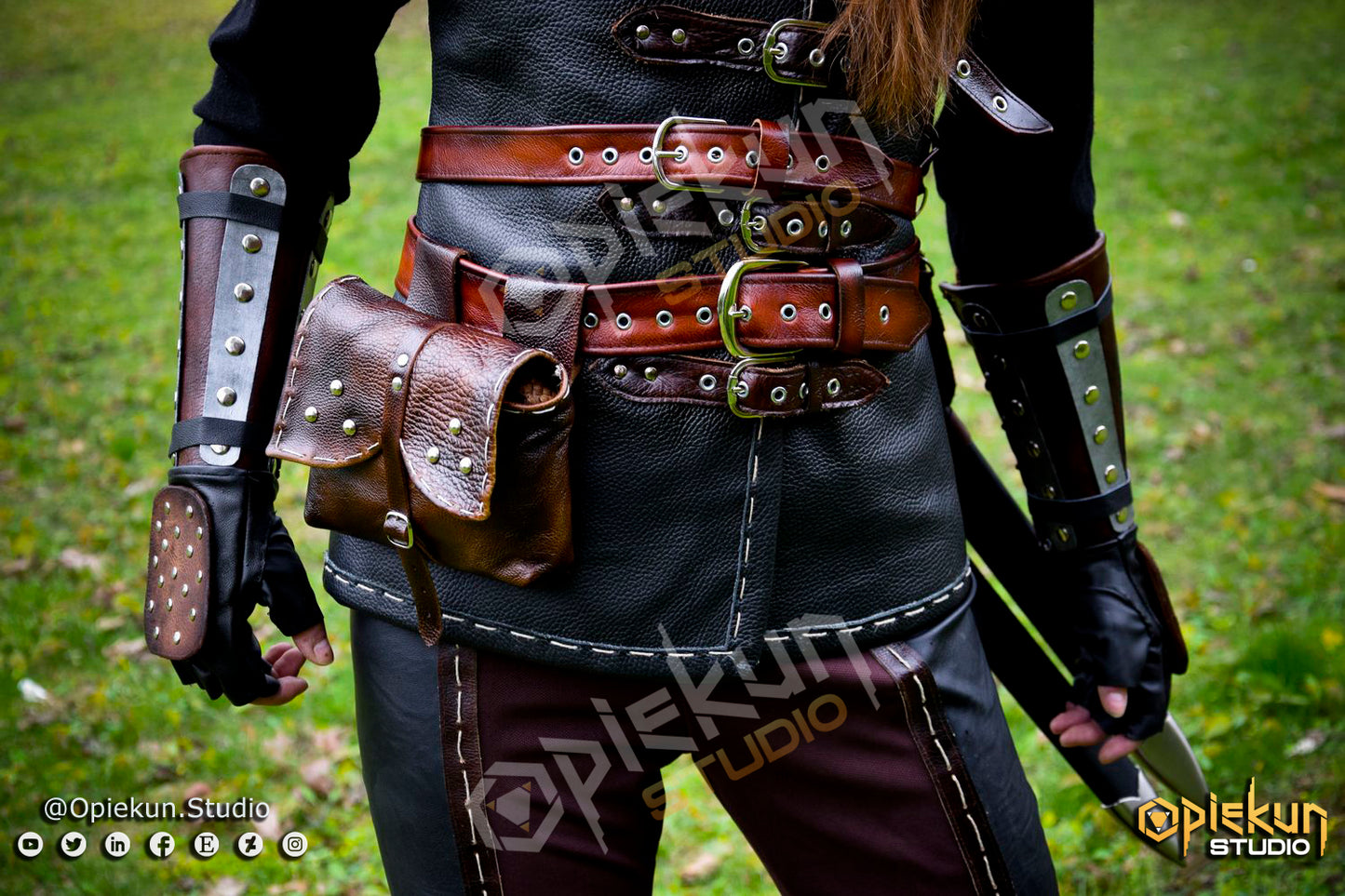 Feline Witcher Armor Set Unisex / READY TO SHIP