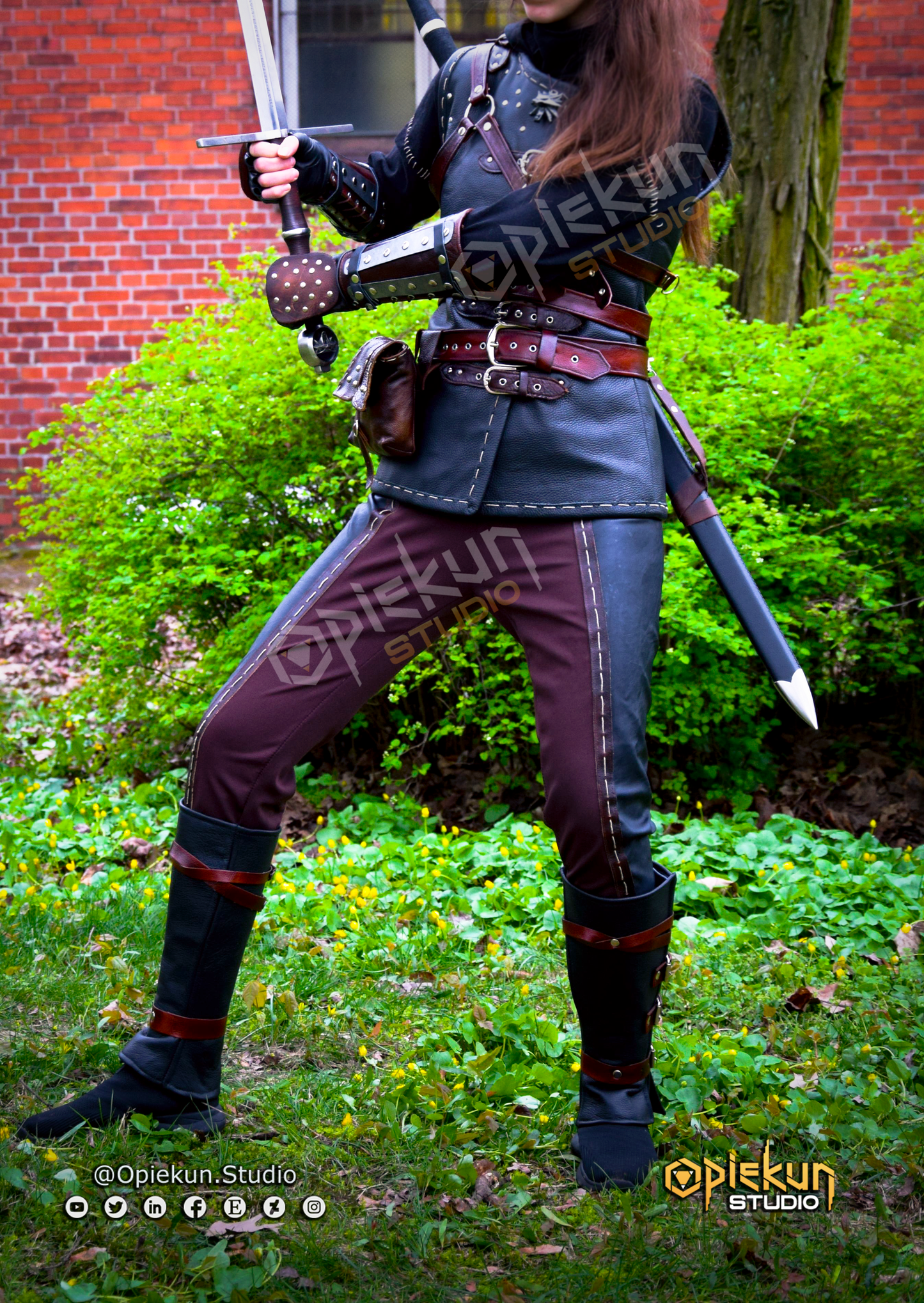 Feline Witcher Armor Set Unisex / READY TO SHIP