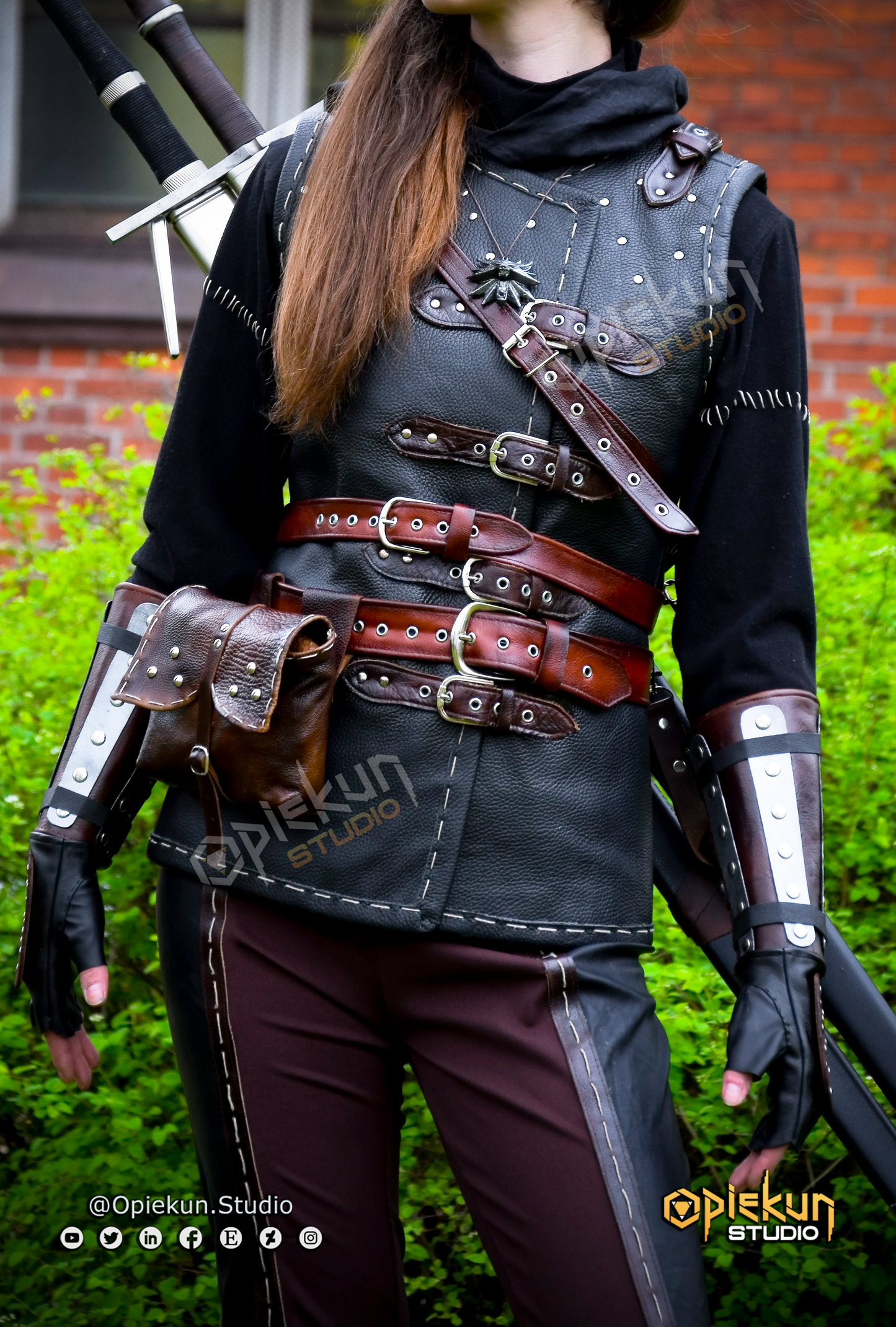 Feline Witcher Armor Set Unisex / READY TO SHIP