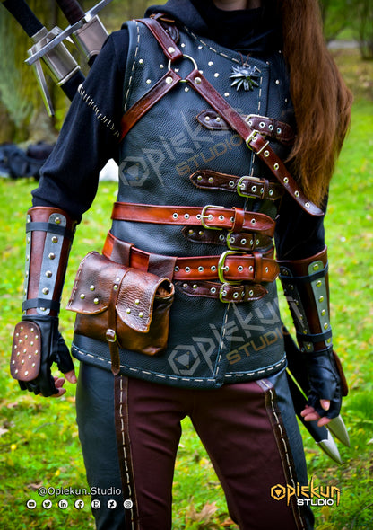 Feline Witcher Armor Set Unisex / READY TO SHIP